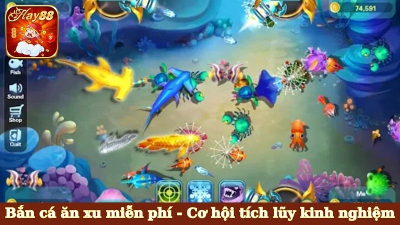 Bắn cá ăn xu miễn phí