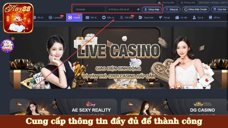 Cung cấp thông tin đầy đủ để thành công