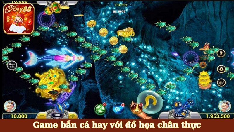 Game bắn cá hay với đồ họa chân thực