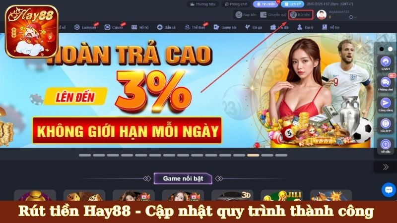 Rút tiền Hay88